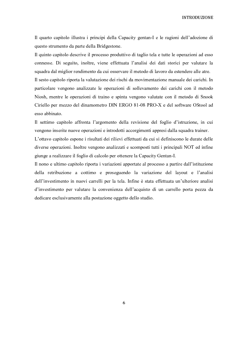 Anteprima della tesi: Dal metodo di lavoro al Capacity ''Gentan-I'' del processo di taglio, Pagina 5