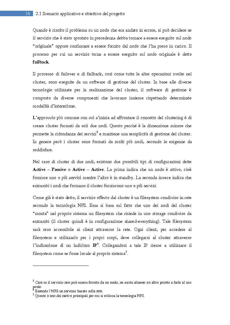 Anteprima della tesi: Cluster su sistemi Linux per un servizio di condivisione NFS, Pagina 7