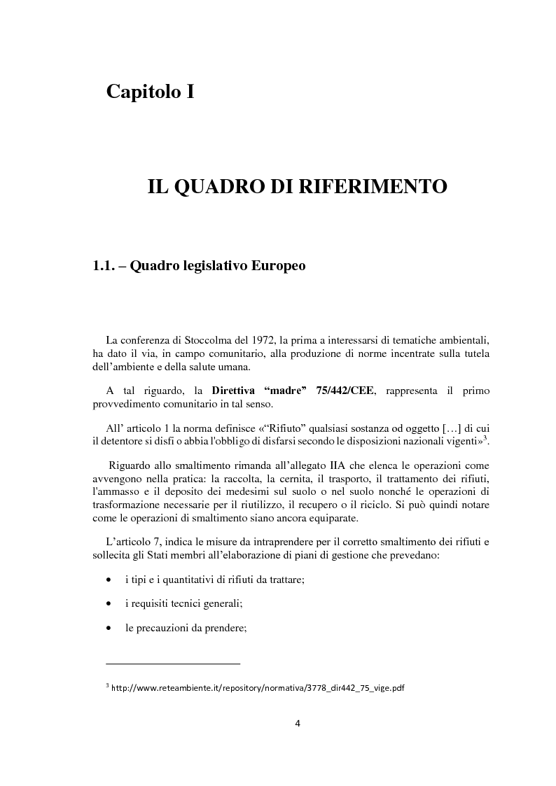 Anteprima della tesi: La gestione integrata dei rifiuti, Pagina 5