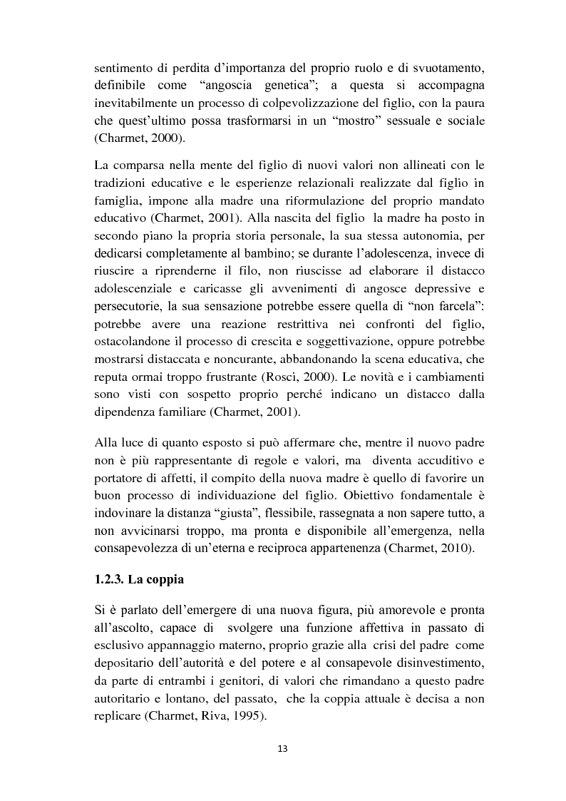 Estratto dalla tesi: Adolescenza nell'era di Narciso