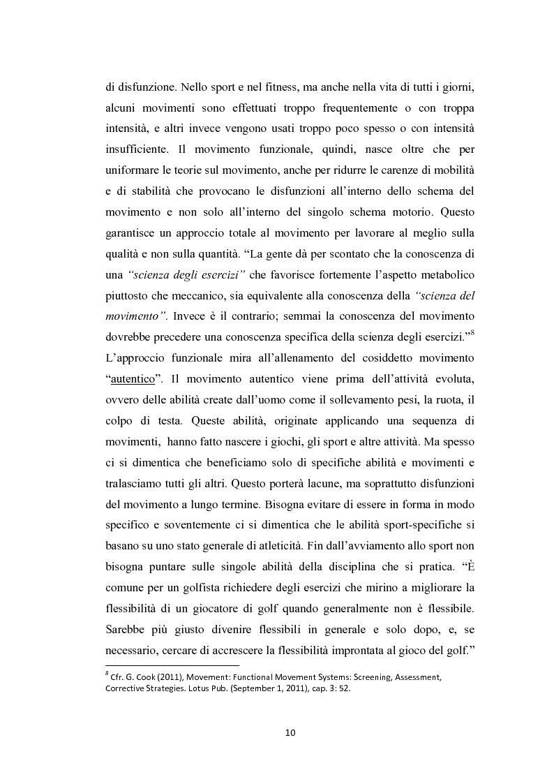 Anteprima della tesi: La valutazione funzionale del giovane calciatore, Pagina 7