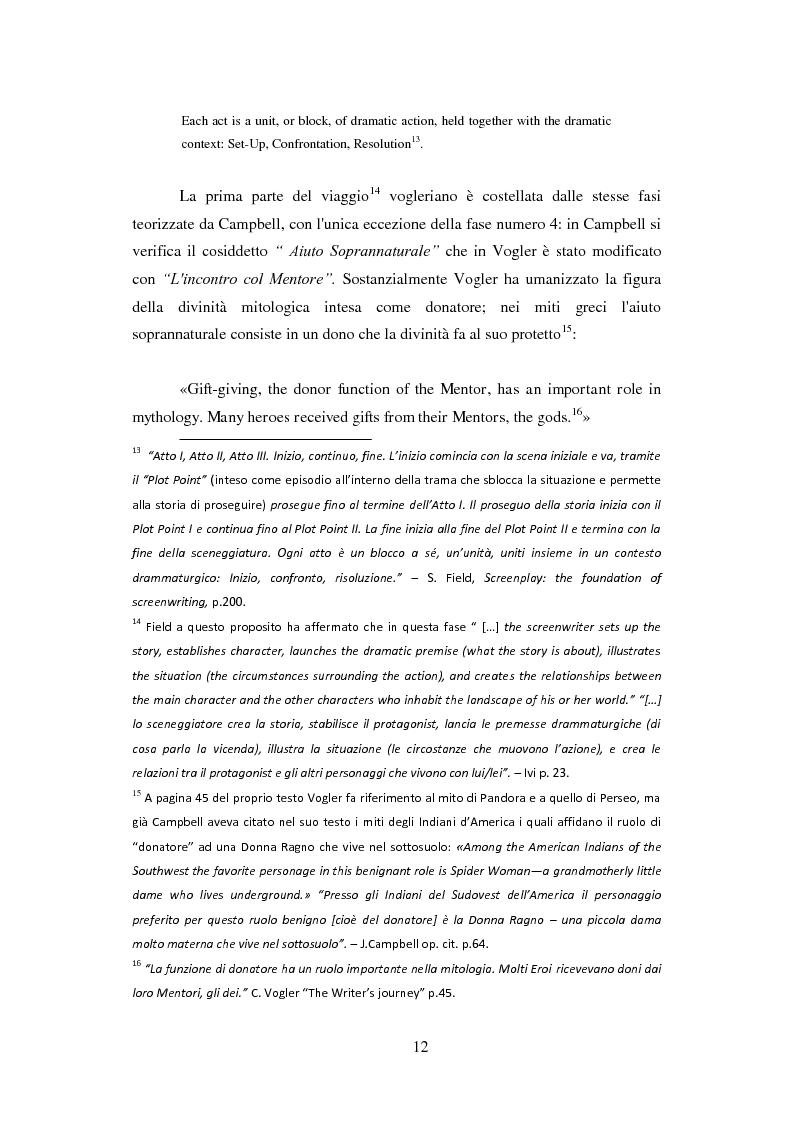 Anteprima della tesi: Analisi della narrazione in Christopher Vogler. Corrispondenza delle sue teorie nel testo "Il Pendolo di Foucault" di Umberto Eco, Pagina 7