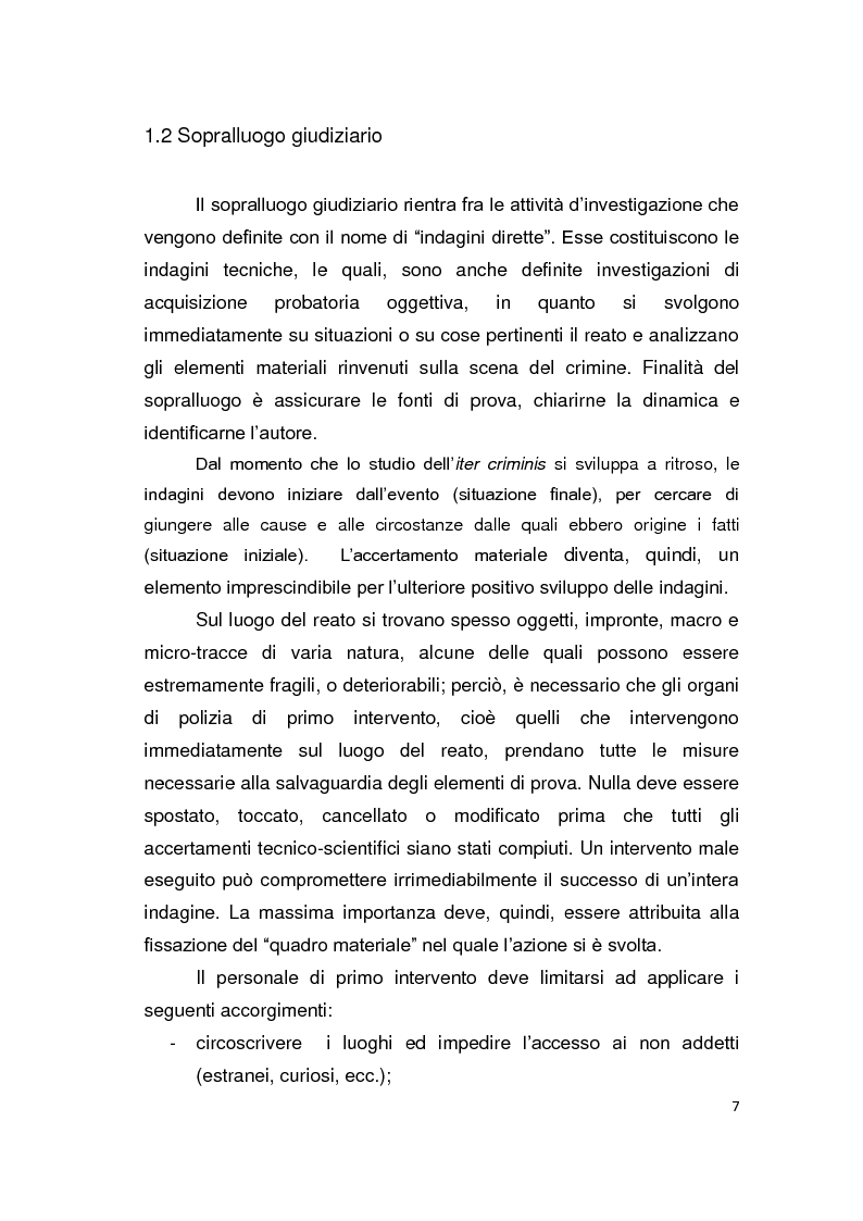 Anteprima della tesi: Genetica forense e cold cases: l'omicidio di Simonetta Cesaroni, Pagina 4