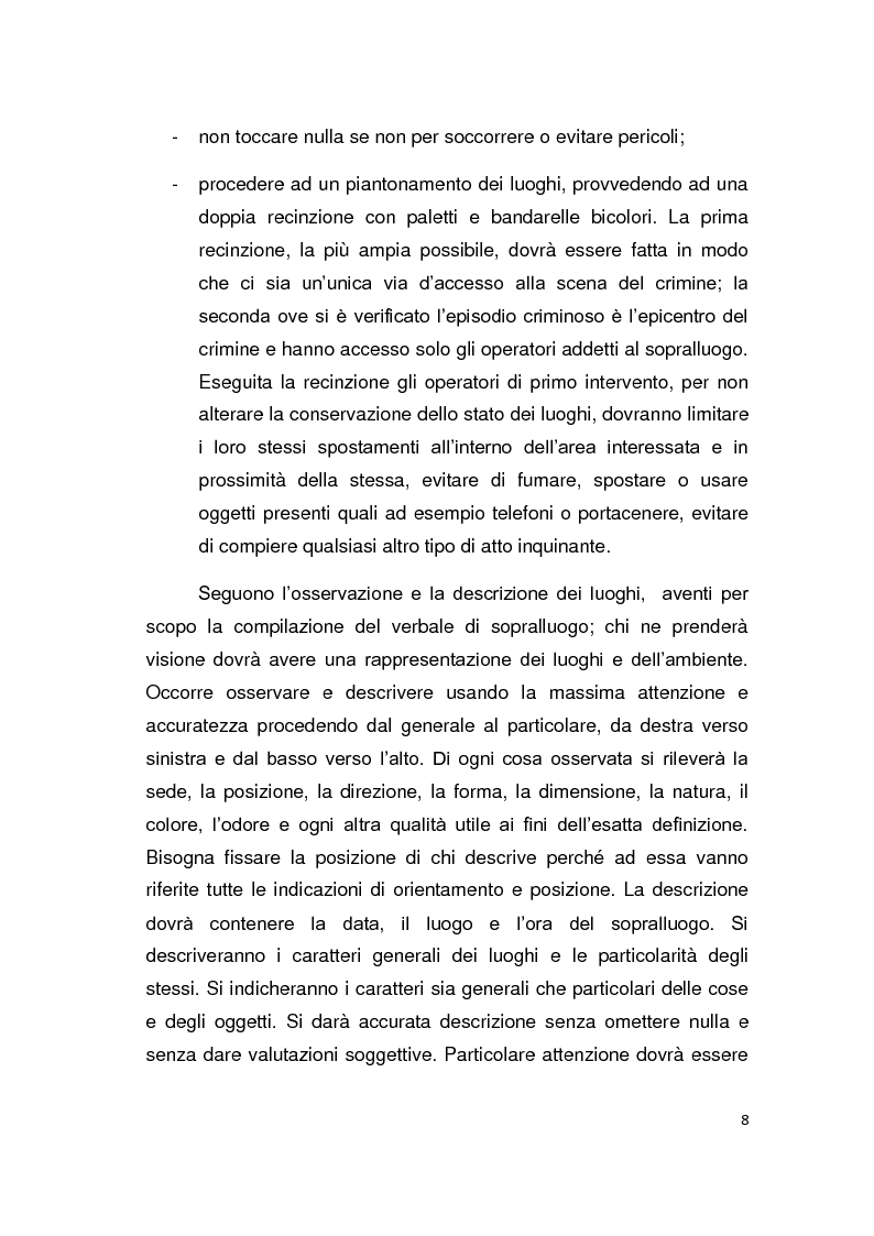 Anteprima della tesi: Genetica forense e cold cases: l'omicidio di Simonetta Cesaroni, Pagina 5