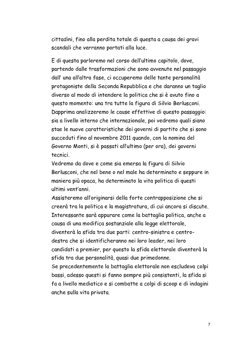 Anteprima della tesi: Il Governo di partito nell'Italia repubblicana, Pagina 6