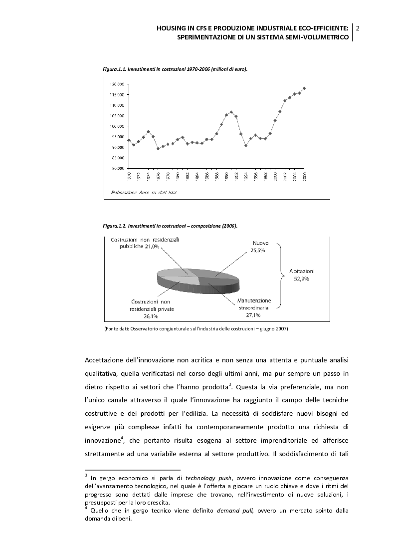 Anteprima della tesi: Housing in CFS e produzione industriale eco-efficiente. Sperimentazione di un sistema semi-volumetrico., Pagina 3