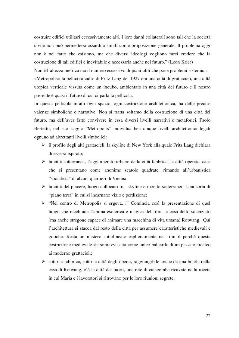 Estratto dalla tesi: La Valutazione Degli Impatti Sul Paesaggio Urbano - Il “Grattacielo” Di Trani