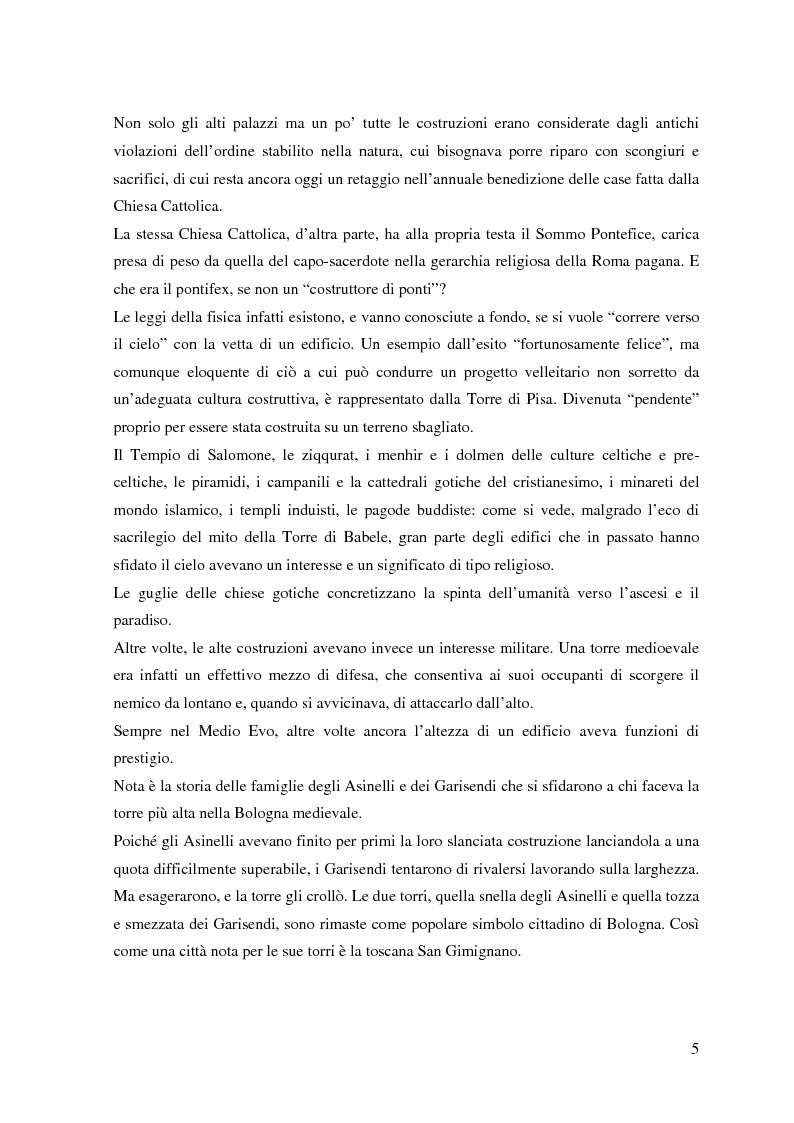 Anteprima della tesi: La Valutazione Degli Impatti Sul Paesaggio Urbano - Il “Grattacielo” Di Trani, Pagina 3