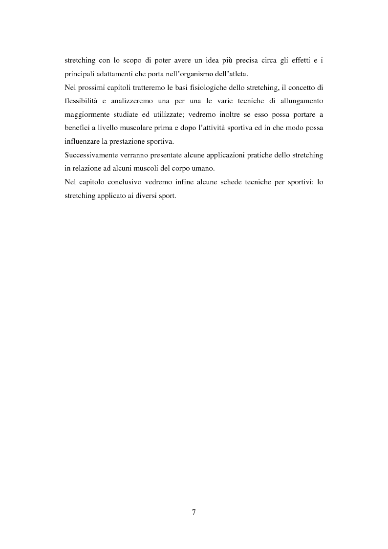 Anteprima della tesi: Lo stretching: prevenzione degli infortuni muscolari e prestazione sportiva, Pagina 3