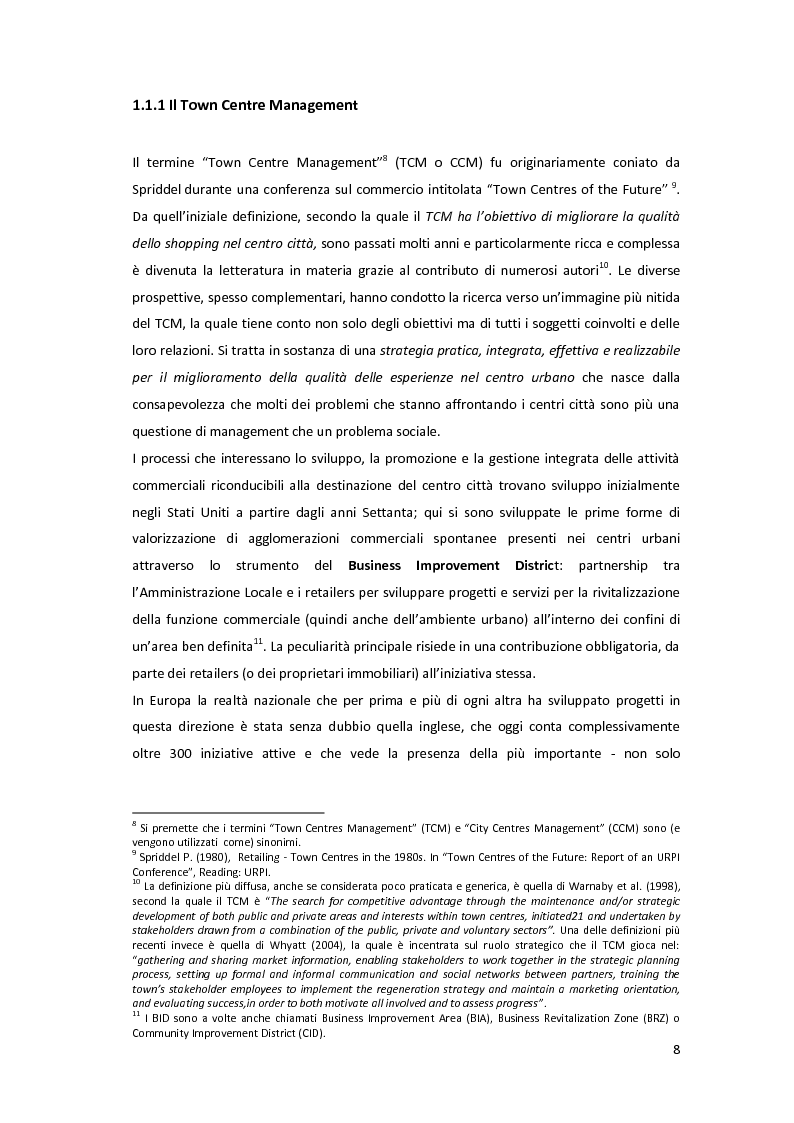 Anteprima della tesi: Centri Commerciali Naturali, Pagina 5
