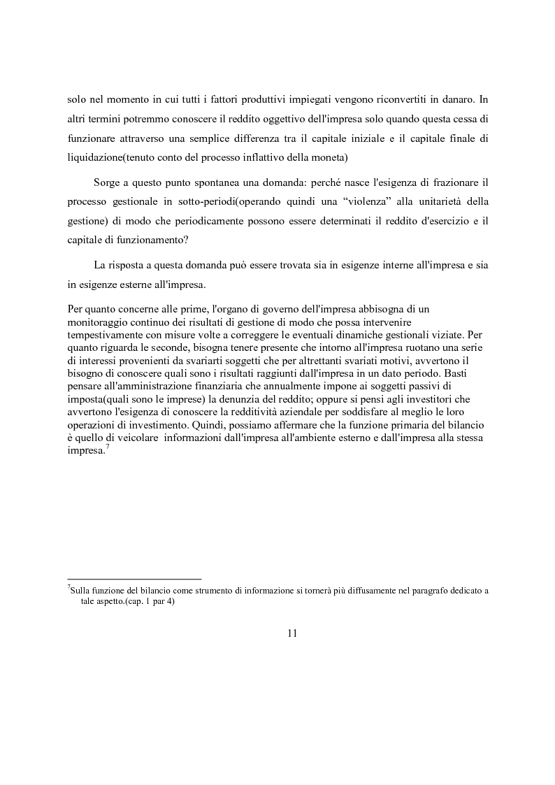 Anteprima della tesi: Il falso in bilancio: rilievi economico-aziendali, civilistici e penali, Pagina 7