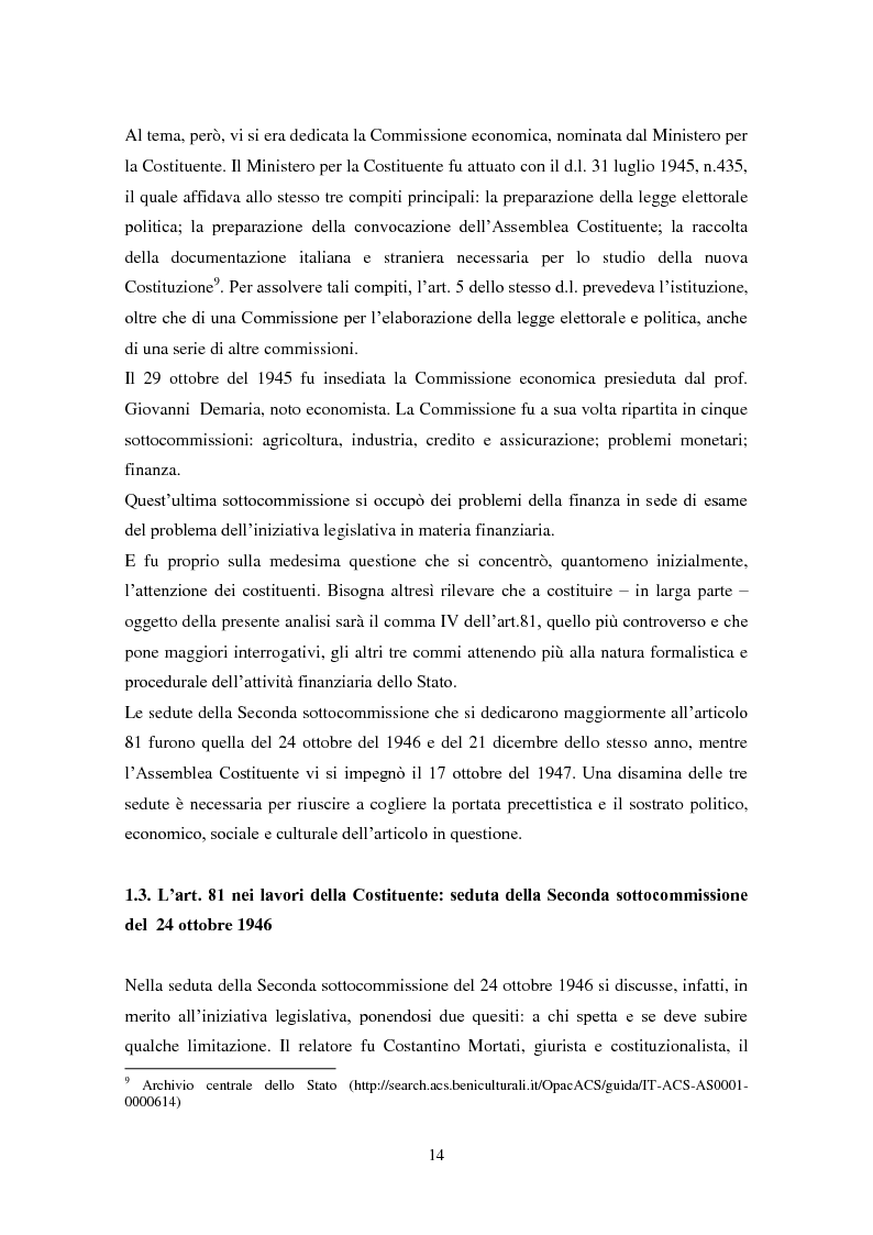 Anteprima della tesi: La costituzionalizzazione dell'equilibrio di bilancio: Italia europeista o europeizzata?, Pagina 14