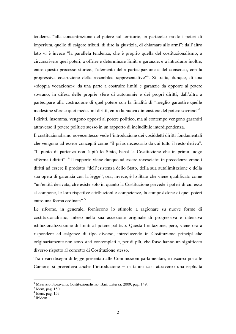 Anteprima della tesi: La costituzionalizzazione dell'equilibrio di bilancio: Italia europeista o europeizzata?, Pagina 3