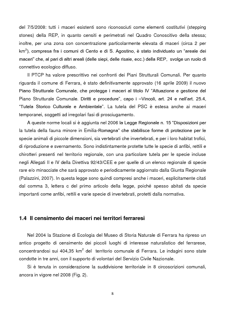 Anteprima della tesi: Studio dei parametri fotosintetici di Typha latifolia presente nella vegetazione ripariale di maceri del Comune di Ferrara, Pagina 7