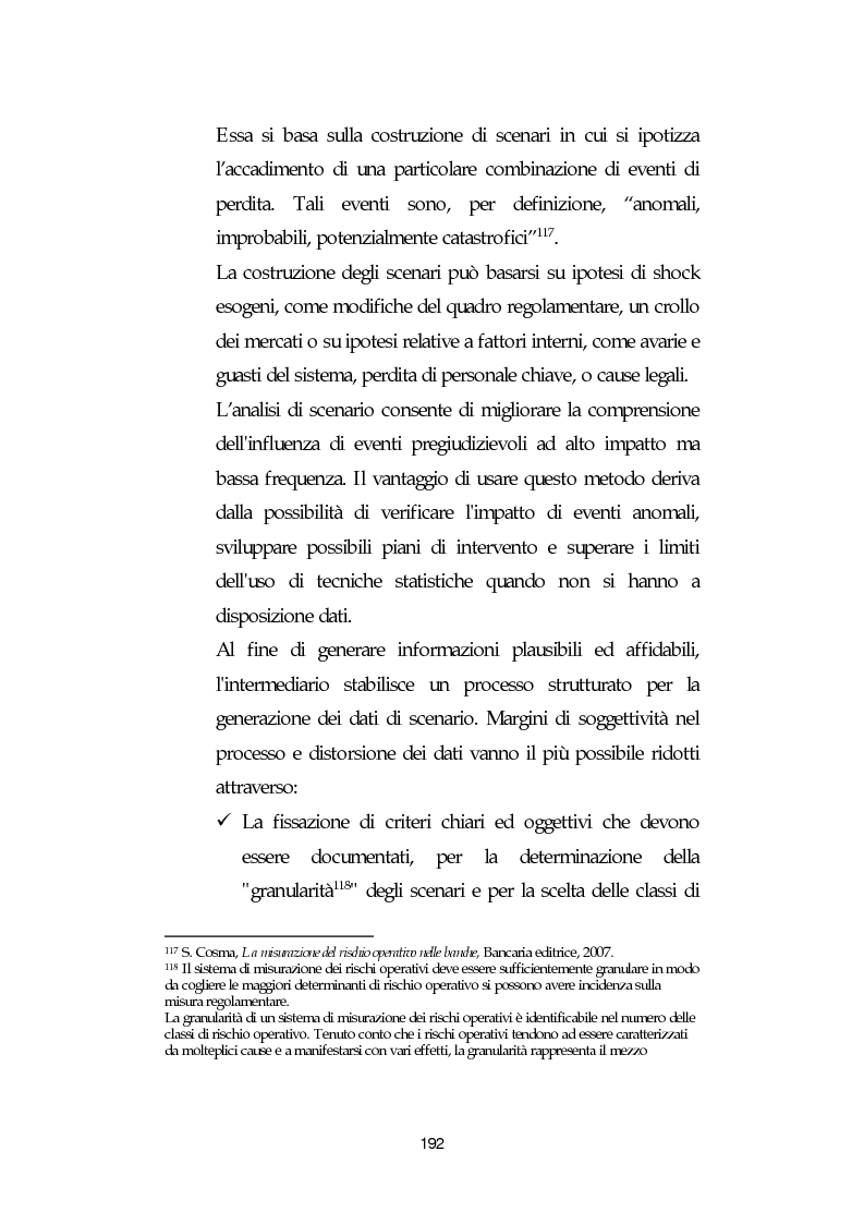 Estratto dalla tesi: Il rischio operativo nell'attività bancaria