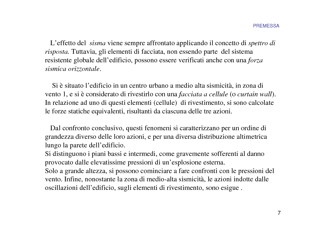 Anteprima della tesi: Le azioni dinamiche sugli elementi di facciata di edifici alti, Pagina 3