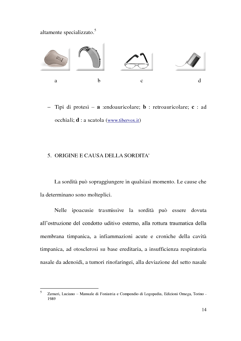 Anteprima della tesi: Sviluppo della comunicazione e della personalità nel bambino e nell'adolescente sordo, Pagina 12