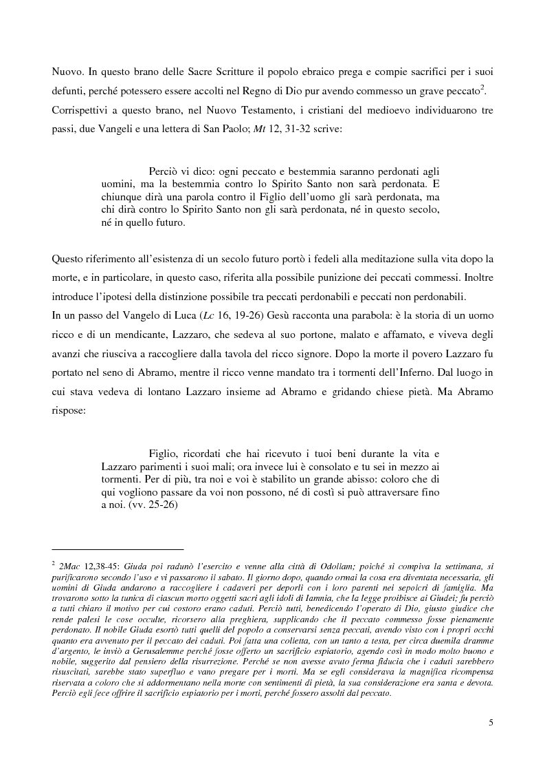 Anteprima della tesi: La preghiera nel Purgatorio dantesco, Pagina 6