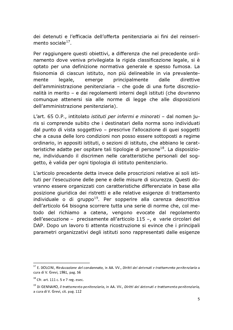 Estratto dalla tesi: Tipologia carceraria e trattamento rieducativo: discutendo su una proposta di riforma