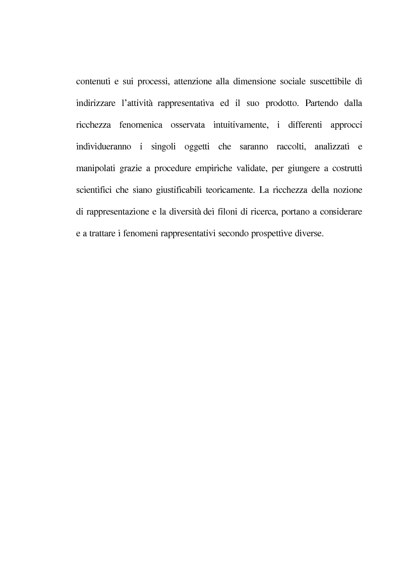 Anteprima della tesi: La rappresentazione sociale del lavoro. Un'analisi del rapporto tra giovani e mondo del lavoro., Pagina 4
