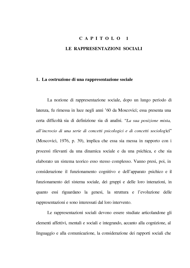 Anteprima della tesi: La rappresentazione sociale del lavoro. Un'analisi del rapporto tra giovani e mondo del lavoro., Pagina 5