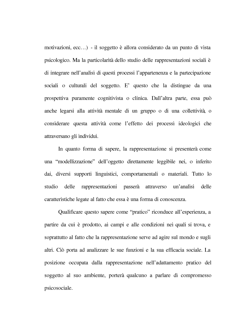 Anteprima della tesi: La rappresentazione sociale del lavoro. Un'analisi del rapporto tra giovani e mondo del lavoro., Pagina 7