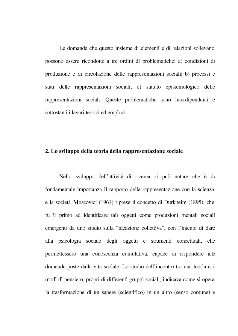 Anteprima della tesi: La rappresentazione sociale del lavoro. Un'analisi del rapporto tra giovani e mondo del lavoro., Pagina 8