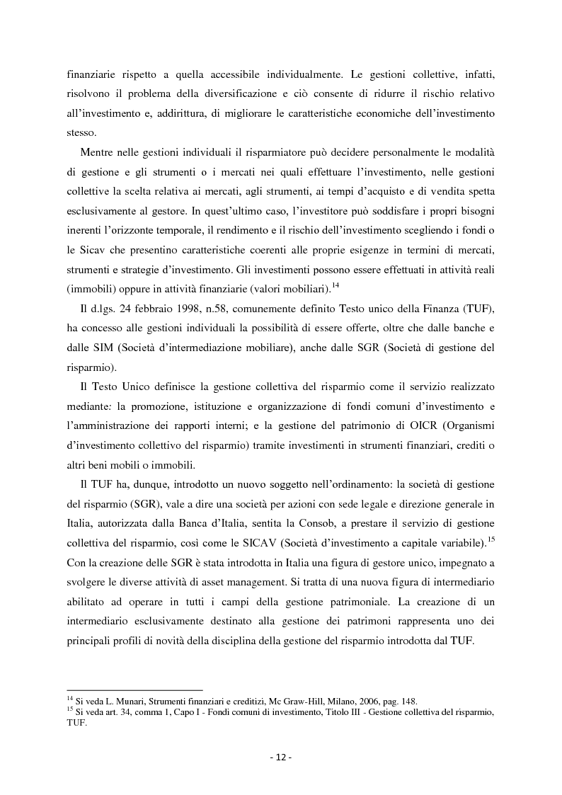 Anteprima della tesi: Il mercato italiano degli ETF, Pagina 11