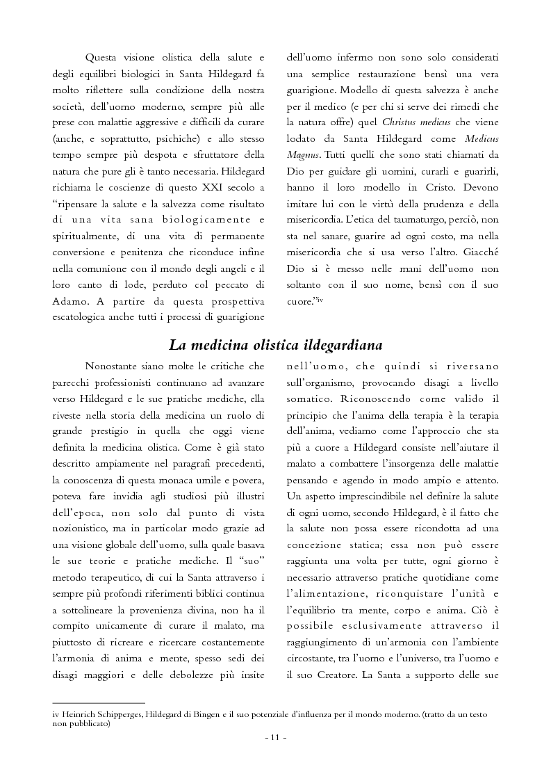 Estratto dalla tesi: Sant'Hildegard von Bingen monaca erborista, tra spiritualità e vocazione scientifica