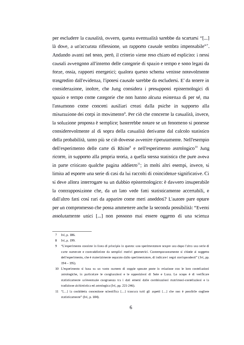 Estratto dalla tesi: Sincronicità: connessioni emergenti sull'orlo del caos