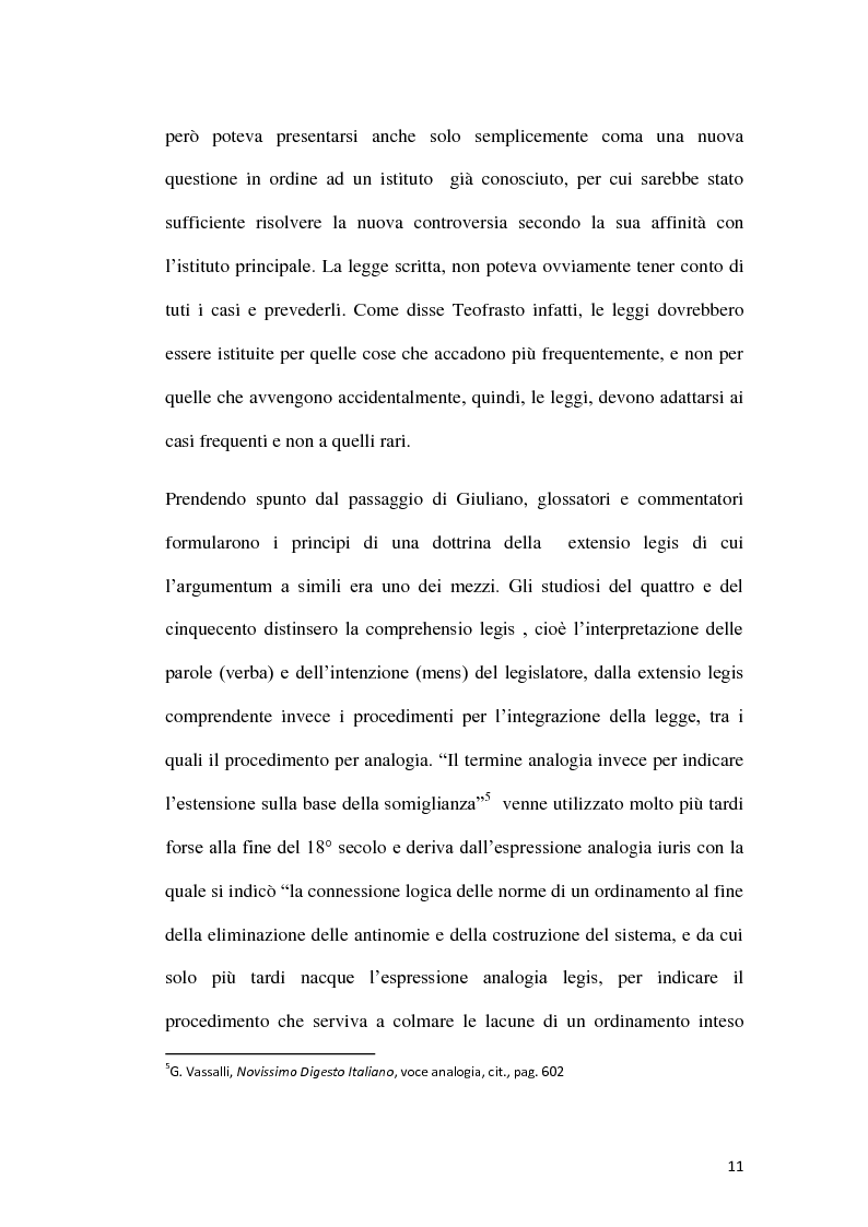 Anteprima della tesi: Analogia, interpretazione estensiva ed ermeneutica giuridica nel diritto penale, Pagina 4