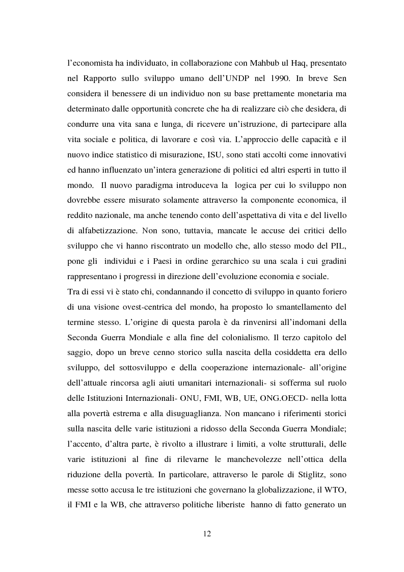 Anteprima della tesi: Nuove Povertà e Globalizzazione, Pagina 7