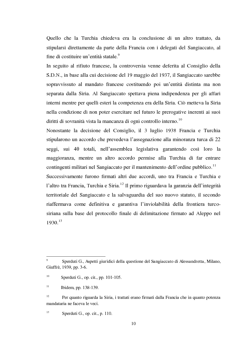 Anteprima della tesi: Così vicine, così lontane. Siria e Turchia fra conflitto e cooperazione, Pagina 9
