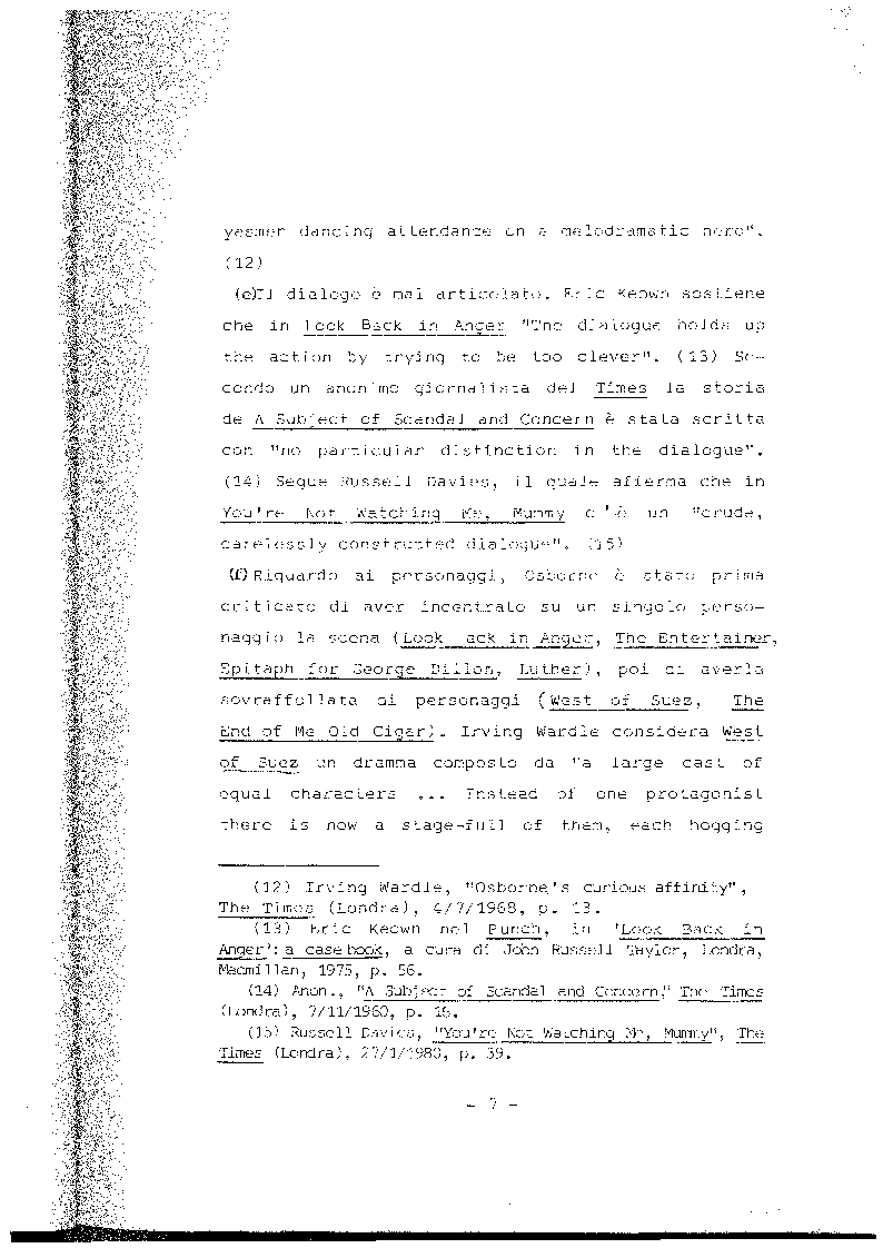 Anteprima della tesi: John Osborne e la critica. Recensioni 1956-1984, Pagina 5