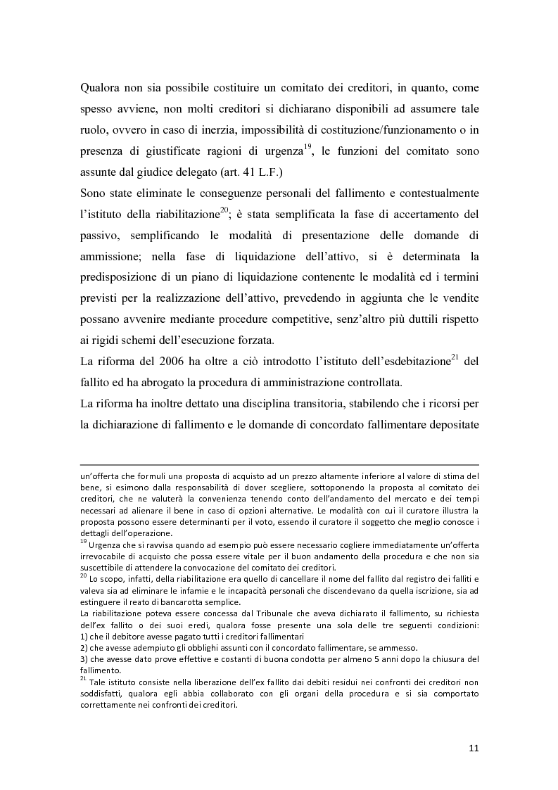 Anteprima della tesi: Il concordato preventivo dopo la legge 134/2012, Pagina 7