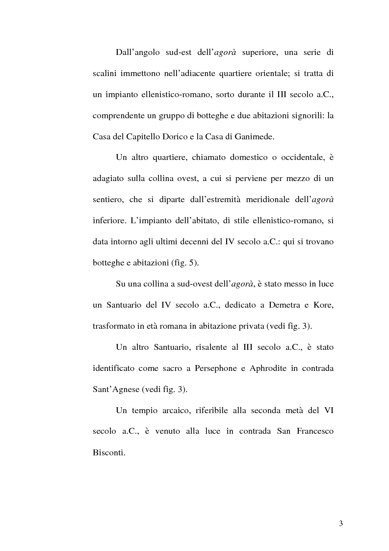 Anteprima della tesi: Area Archeologica di Morgantina: un'ipotesi di musealizzazione all'aperto, Pagina 4