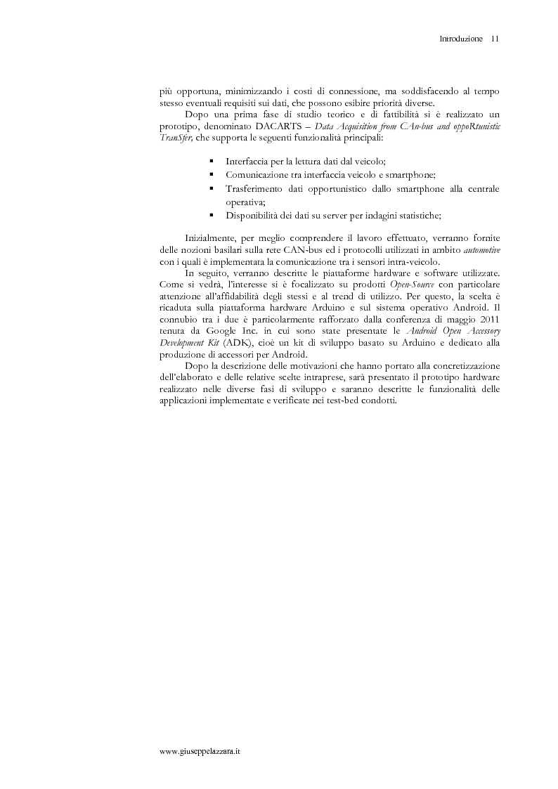 Anteprima della tesi: DACARTS - Data Acquisition from CAn-bus and oppoRtunistic TranSfer, Pagina 4