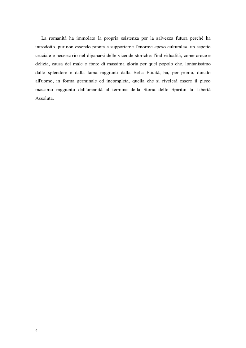 Anteprima della tesi: Hegel e il mondo romano, Pagina 3