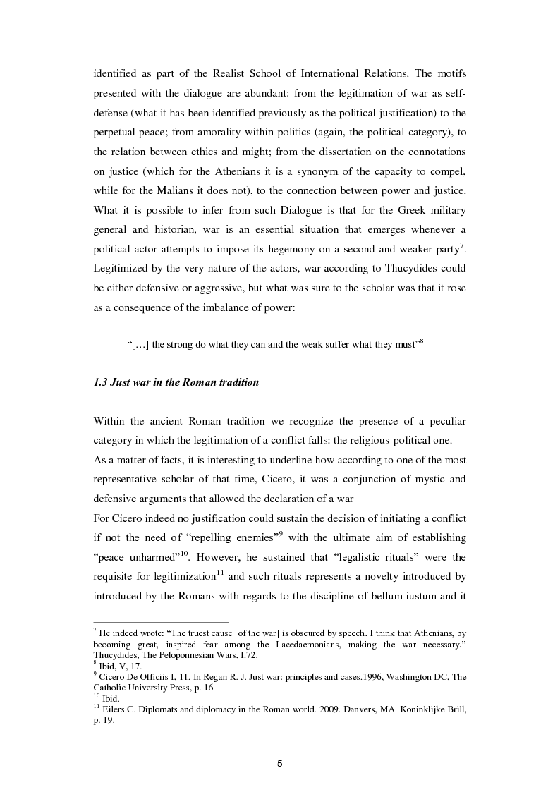Anteprima della tesi: NATO's out-of-area operations, Just War and game theory, Pagina 6