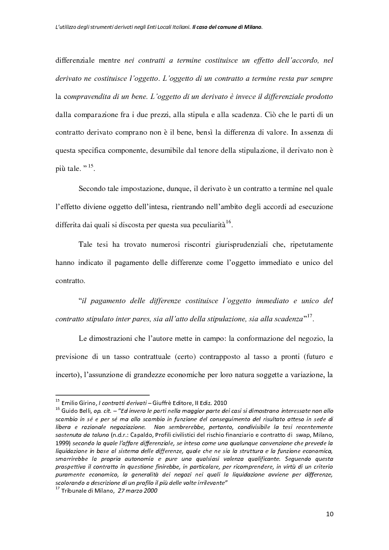 Anteprima della tesi: L'utilizzo degli strumenti derivati negli enti locali italiani. Il caso del Comune di Milano, Pagina 7