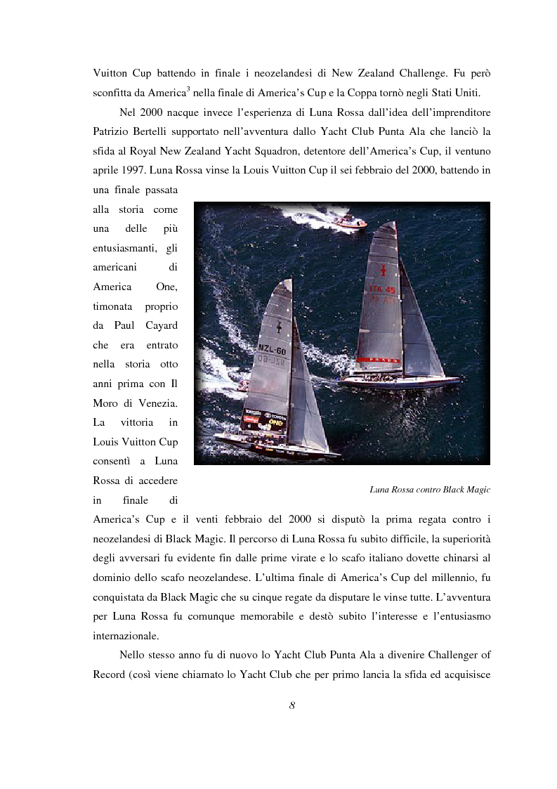 Anteprima della tesi: America's Cup World Series: Venezia. Organizzazione e pianificazione di un grande evento sportivo, Pagina 8
