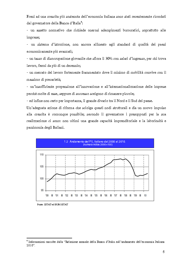 Anteprima della tesi: Il Turismo in Italia Oggi - Analisi statistica con particolare riferimento alla regione Puglia, Pagina 4