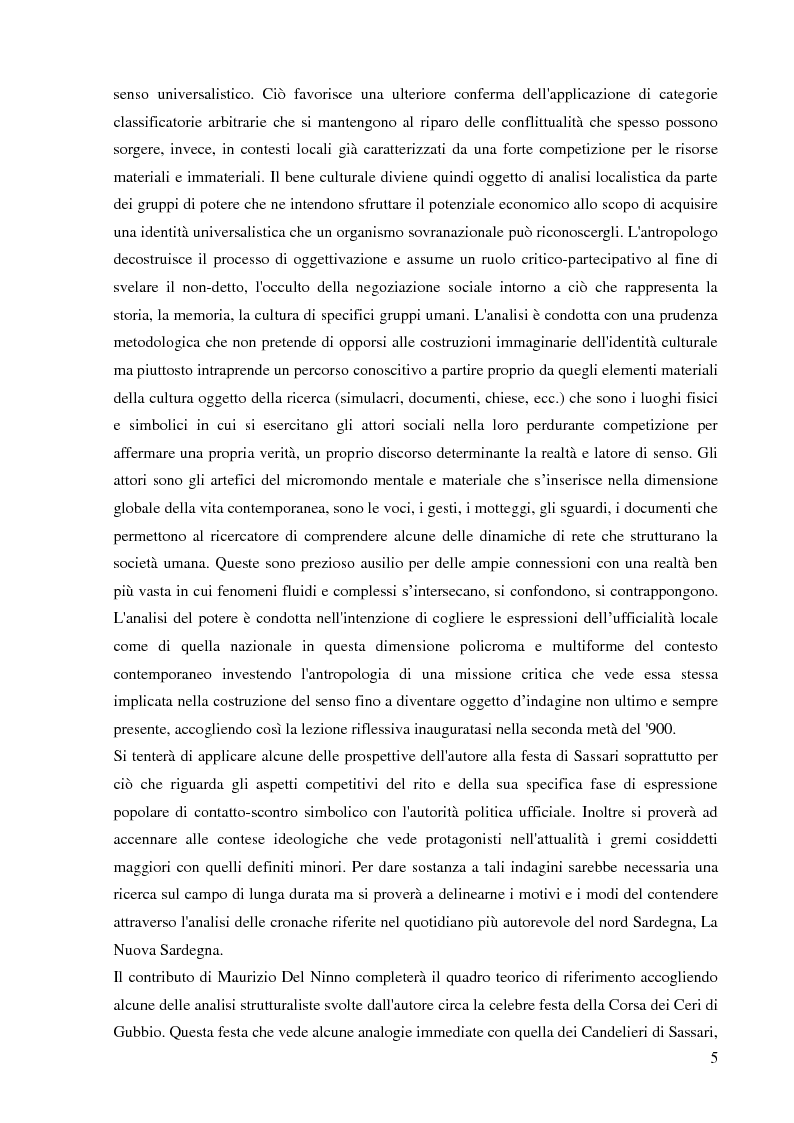 Anteprima della tesi: La Discesa dei Candelieri: appunti per una ricerca etnografica, Pagina 5