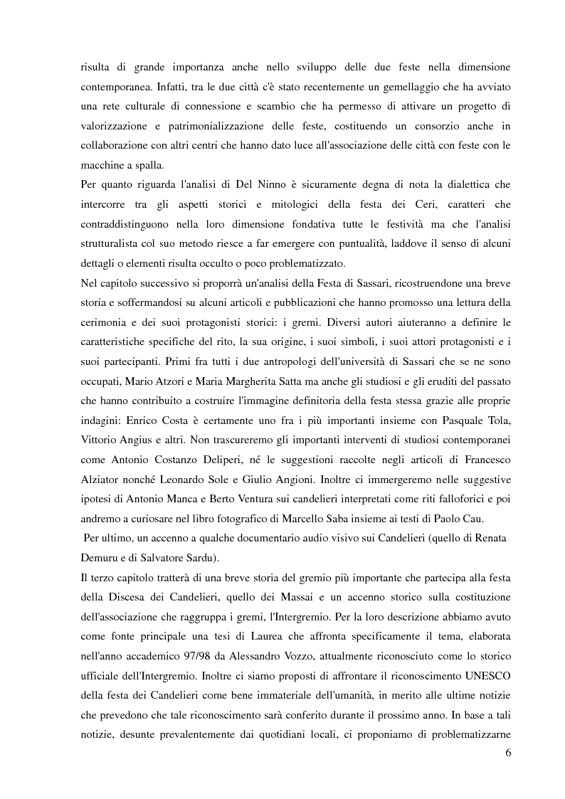 Anteprima della tesi: La Discesa dei Candelieri: appunti per una ricerca etnografica, Pagina 6