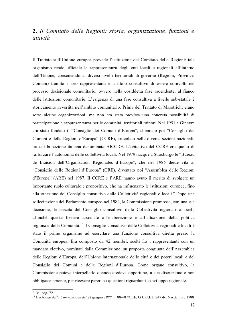 Estratto dalla tesi: I Fondi strutturali nel quadro delle politiche dell'Unione Europea: le programmazioni 2000-2006 e 2007-2013