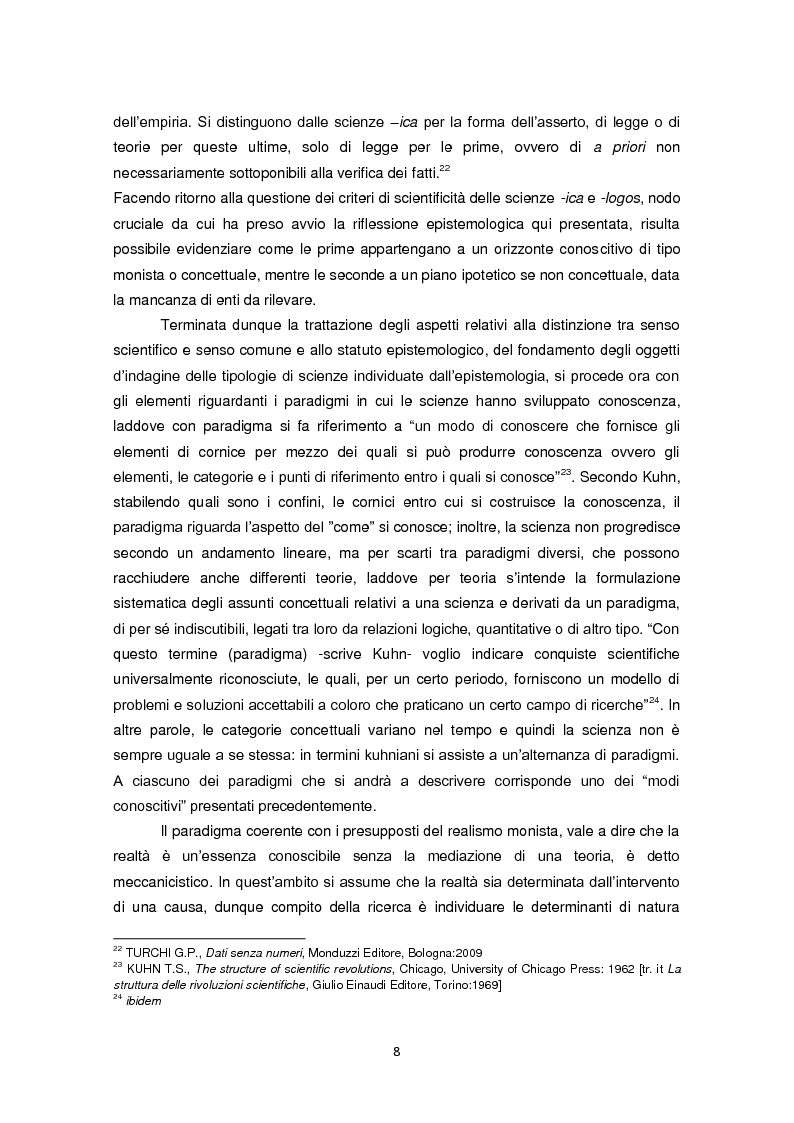 Anteprima della tesi: La configurazione discorsiva dell' "operatore dell'emergenza" : una ricerca esplorativa, Pagina 9