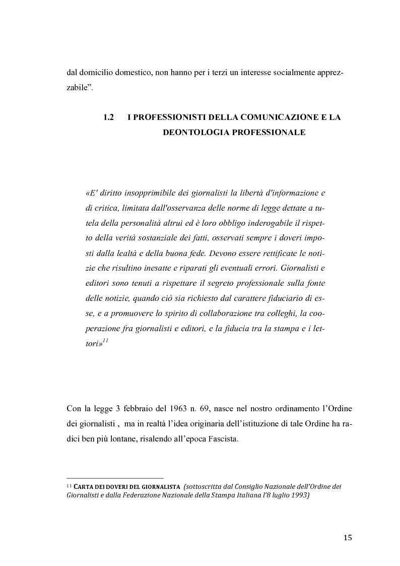 Anteprima della tesi: Il diritto alla ''giusta'' informazione, Pagina 11