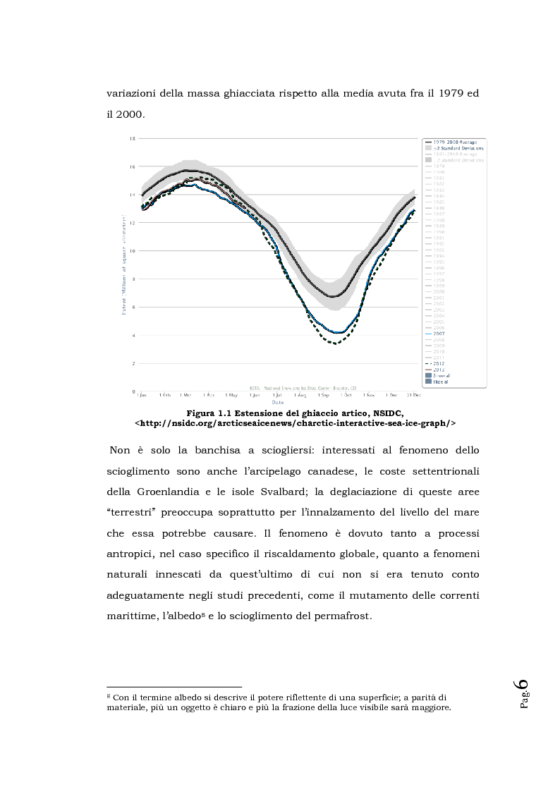 Anteprima della tesi: Sfida fra i ghiacci: l'Artico tra nuovi interessi geopolitici ed economici, Pagina 7