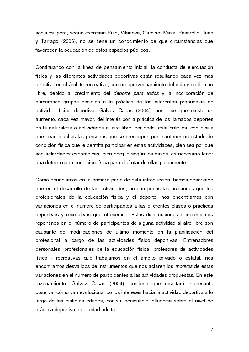 Anteprima della tesi: Motivos que plantean los adultos mayores para la pràctica de actividad físico deportiva en espacios verdes urbanos, Pagina 5