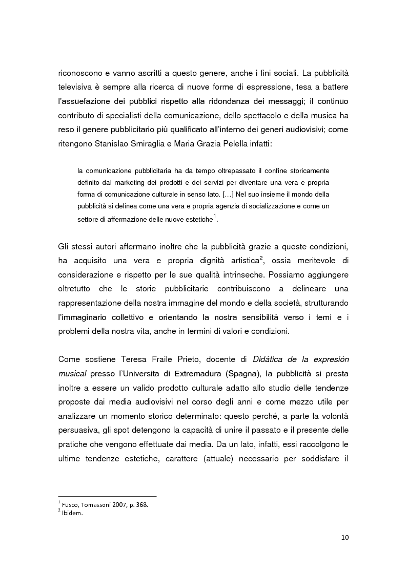 Anteprima della tesi: Analisi audiovisiva e pubblicità progresso: il caso di ''Ante el maltratador, tolerancia cero'', Pagina 8